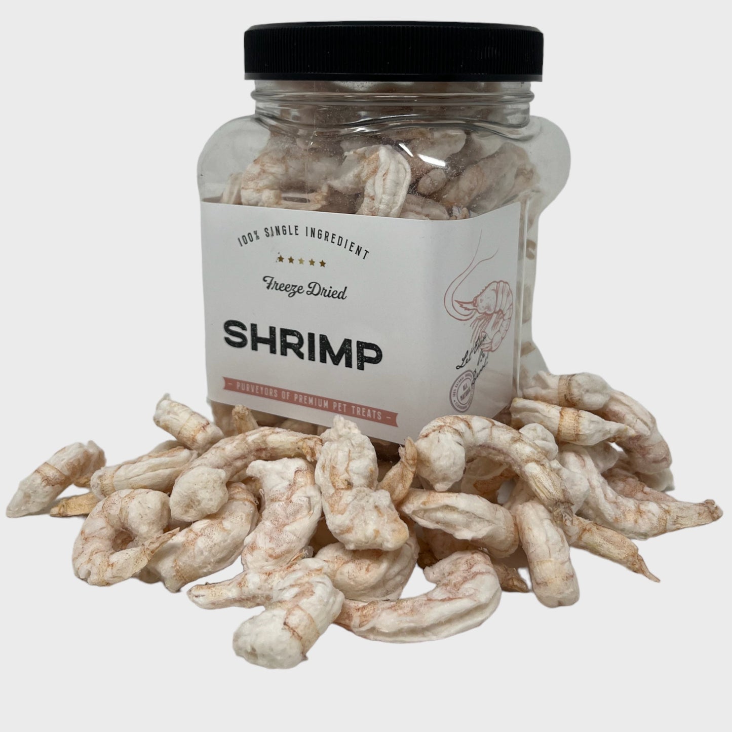 Crevettes lyophilisées