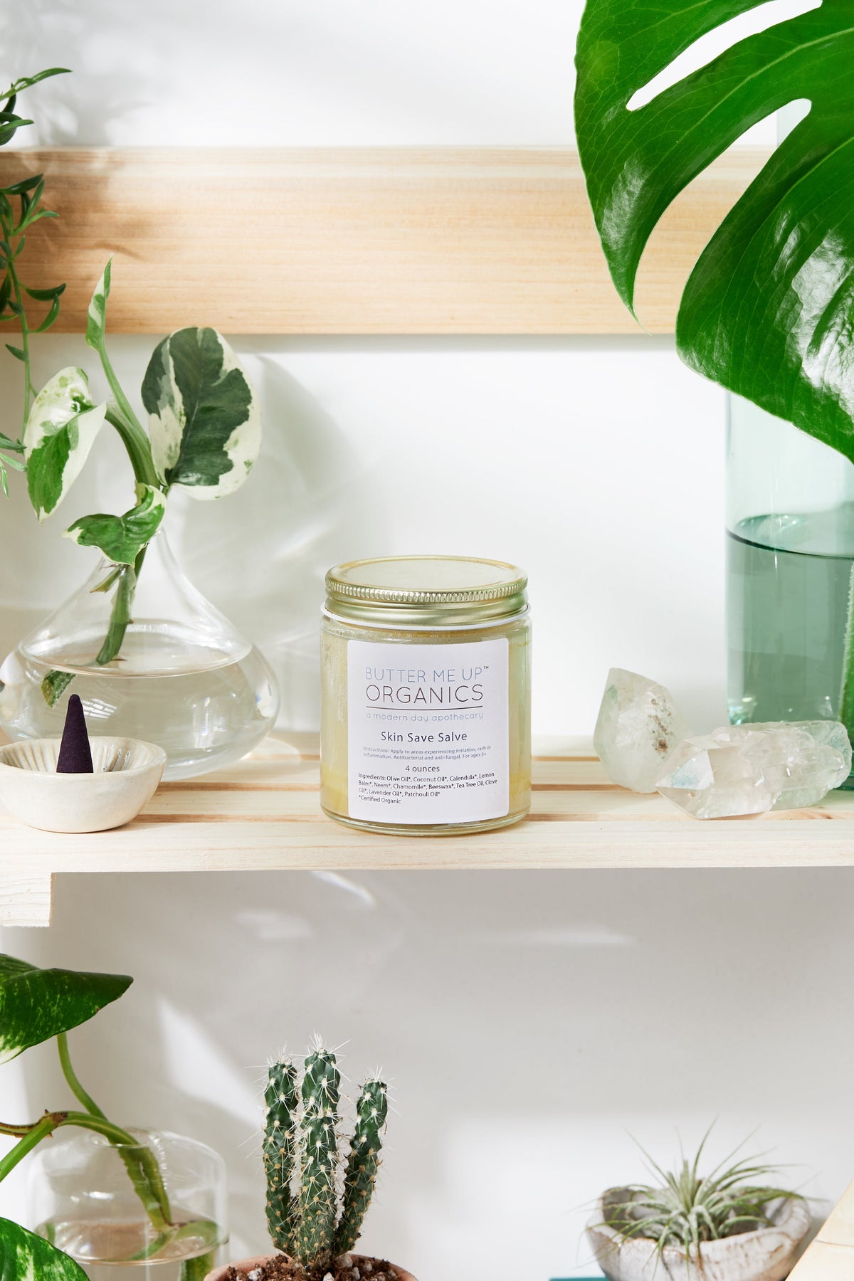 Bálsamo Skin Save / Orgánico / Bálsamo herbal para hongos / Antifúngico / Antibacteriano