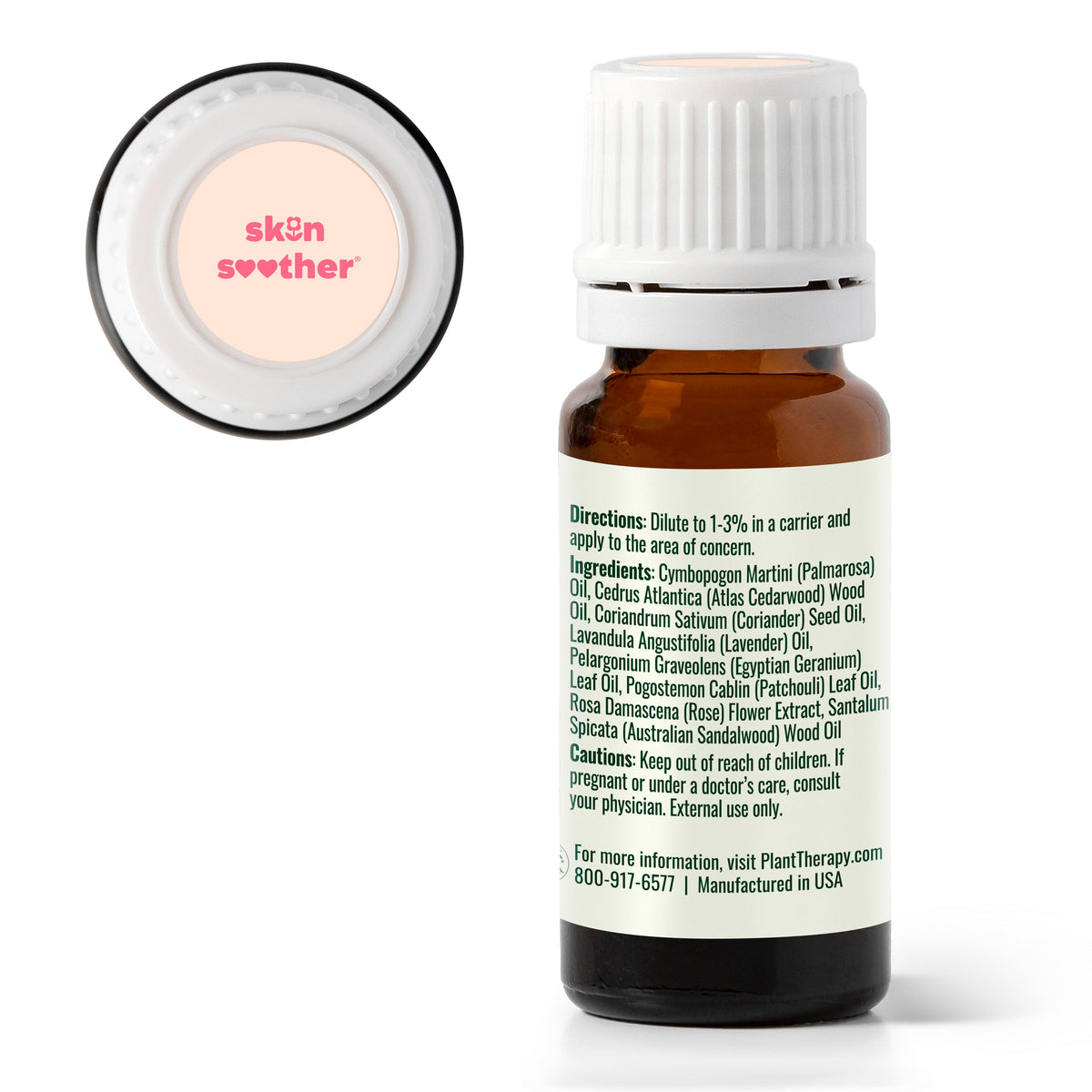 Aceite esencial calmante para la piel