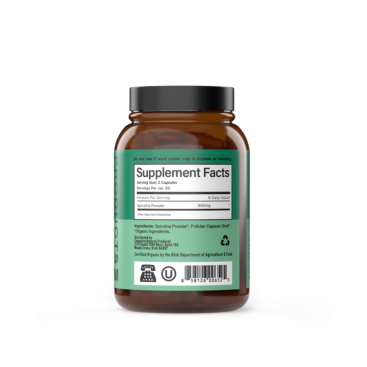 Gélules de spiruline biologique