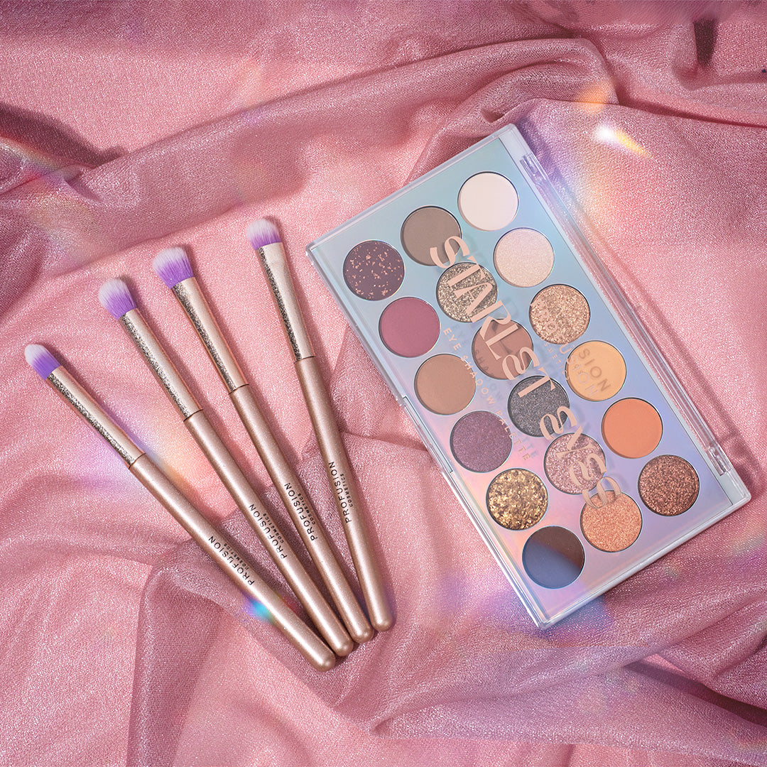Paleta y juego de pinceles Starlet Eyes de 5 piezas