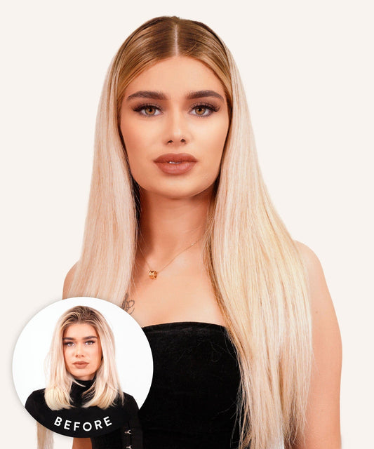 Straight Seamless Clip-In Hair Extensions (Old Design)