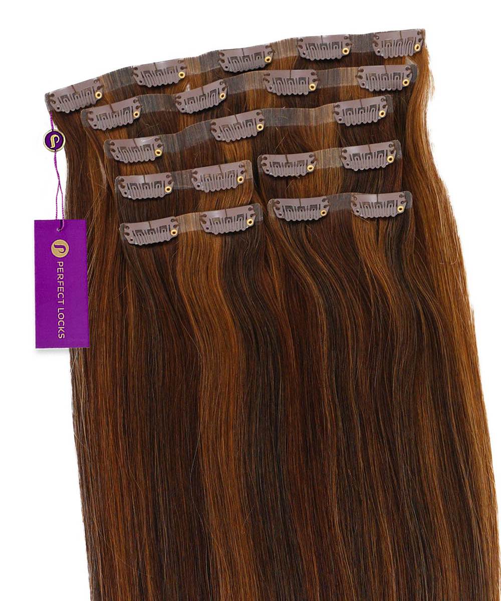 Straight Seamless Clip-In Hair Extensions (Old Design)