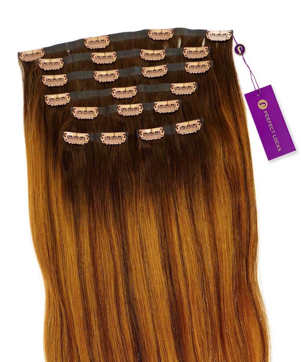 Straight Seamless Clip-In Hair Extensions (Old Design)
