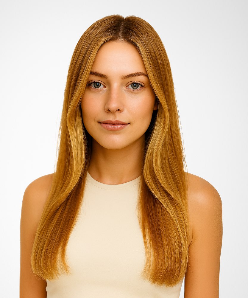 Straight U-Part Wig