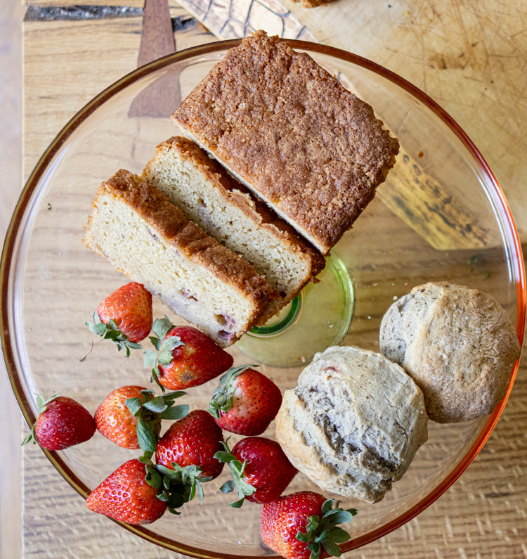 Strawberry Vanilla Cream Cake - Gluten Free