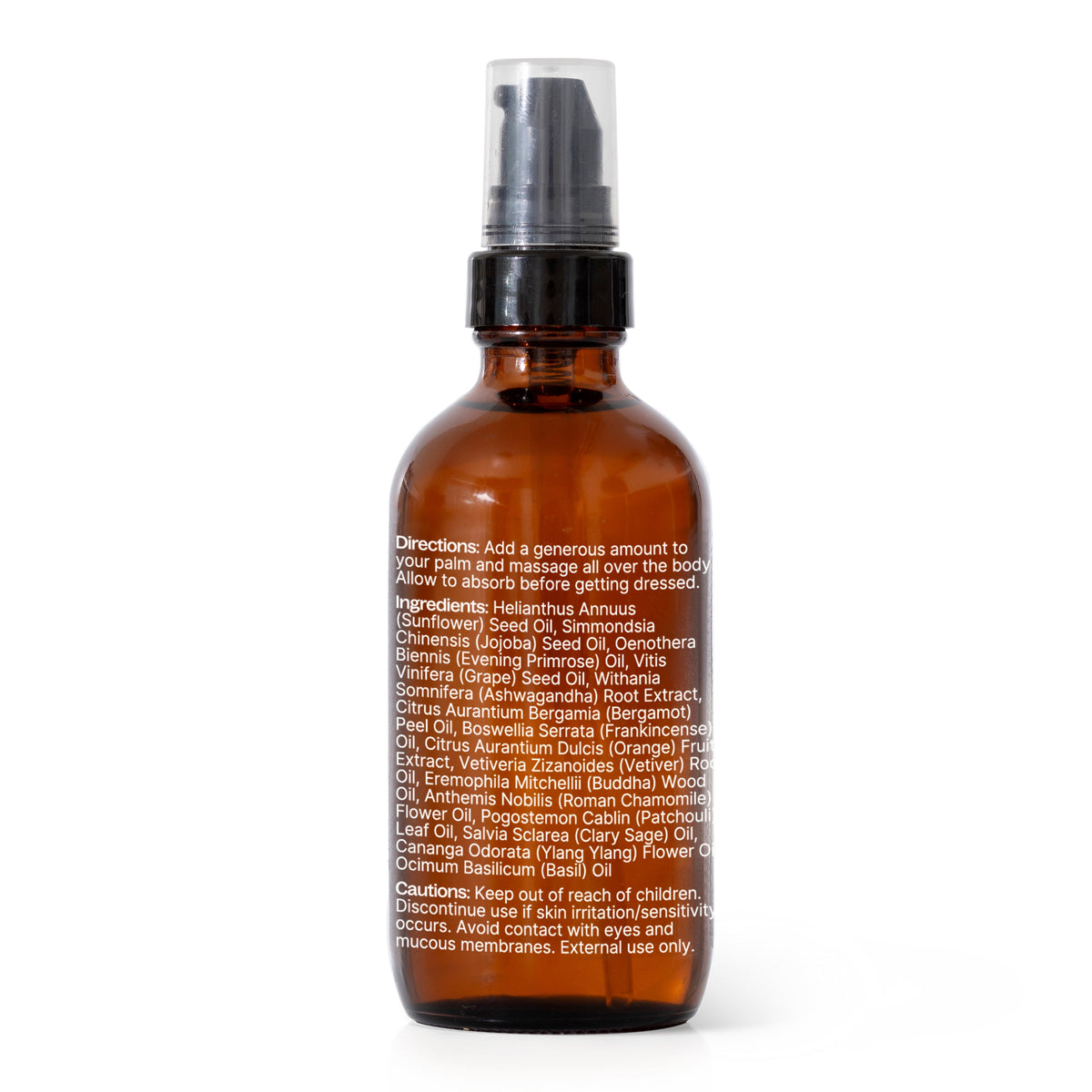 Aceite corporal antiestrés con ashwagandha