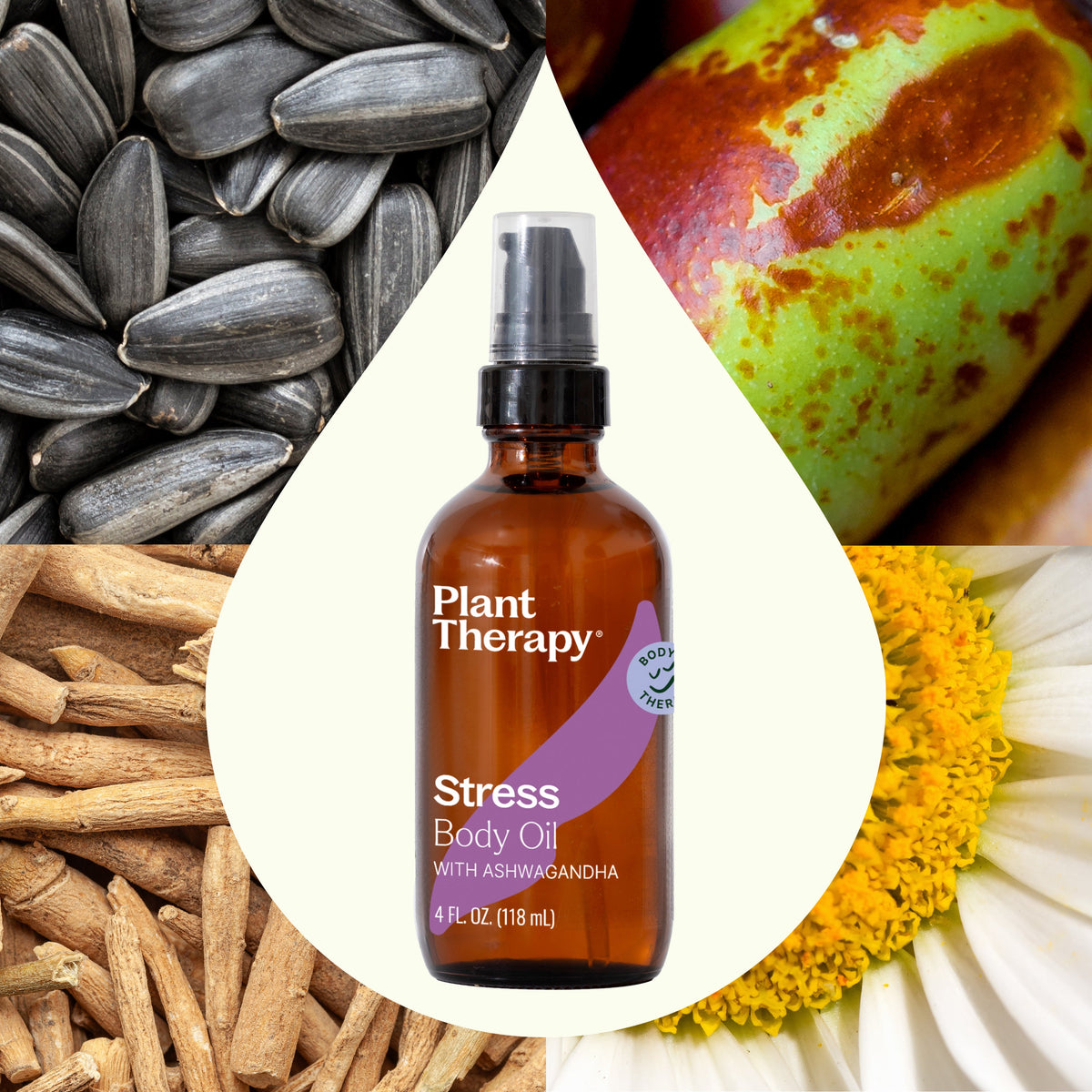 Aceite corporal antiestrés con ashwagandha