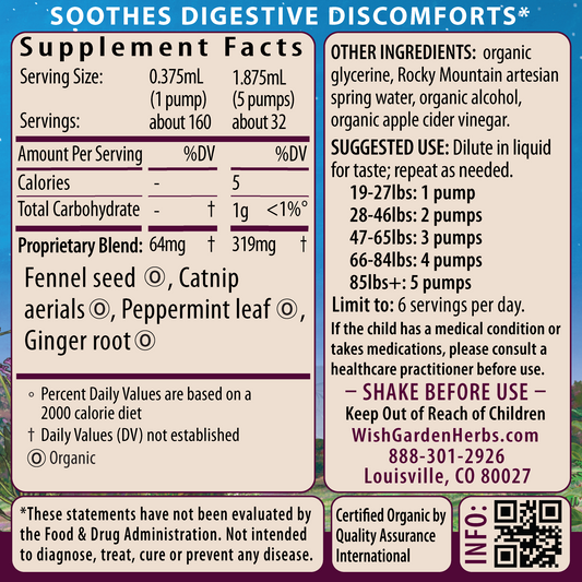 Normalizador gastrointestinal de rescate digestivo para niños