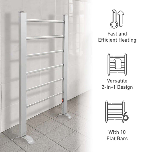 6-Bar Electric Towel Warmer