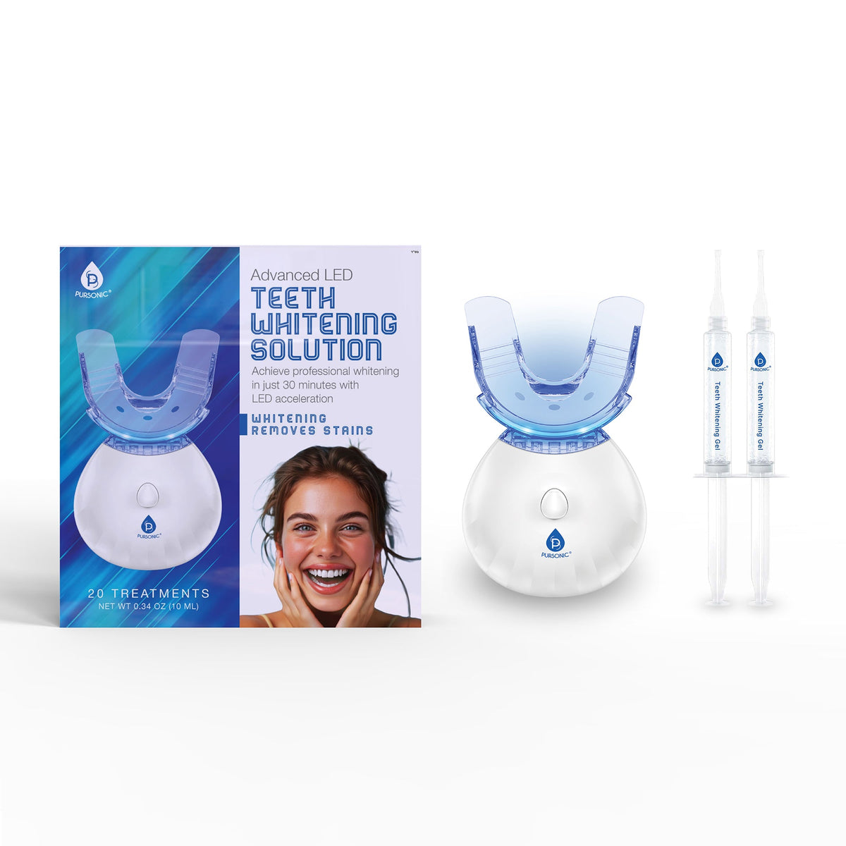 Solución avanzada de blanqueamiento dental con LED