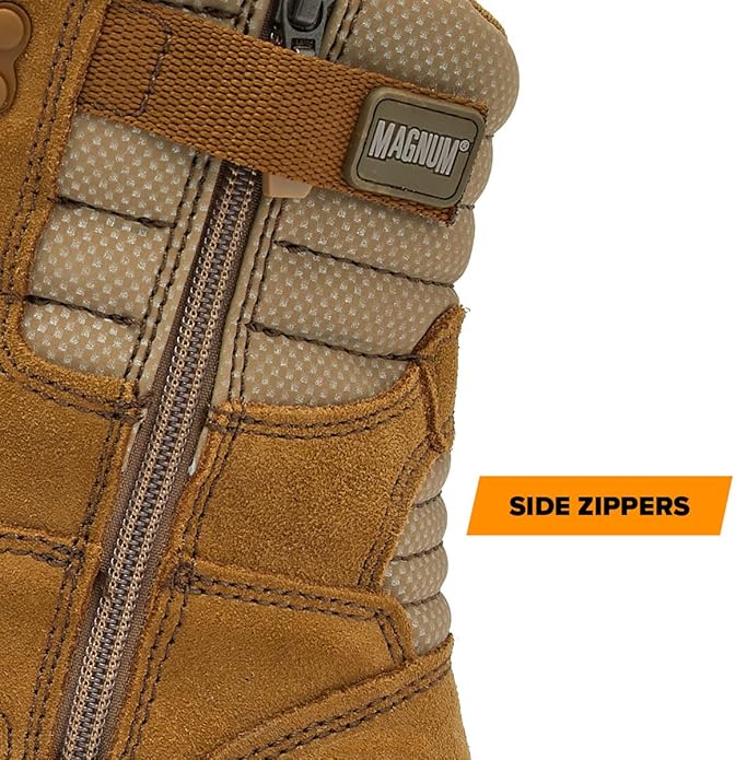 Bota de trabajo MAG SHIELD de piel de ante de 8" talla WP