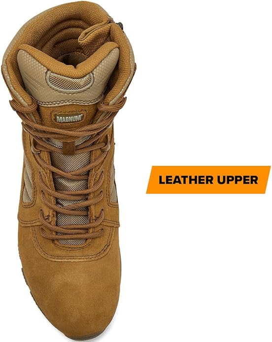 Bota de trabajo MAG SHIELD de piel de ante de 8" talla WP