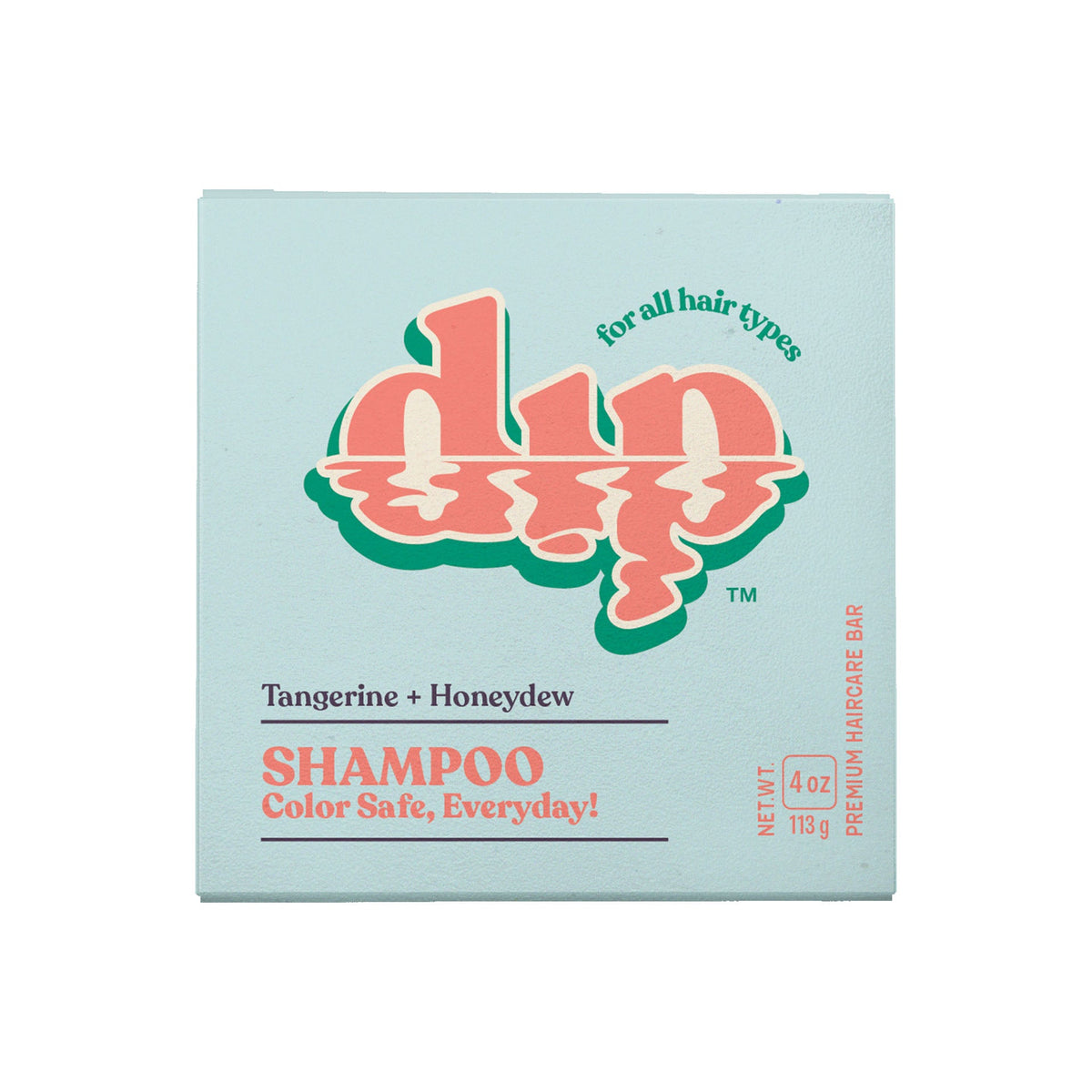Champú en barra para cabello teñido para uso diario - Mandarina y melón dulce