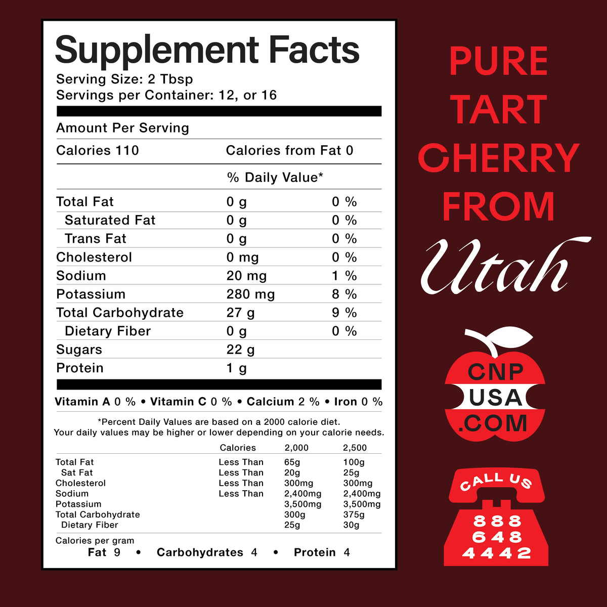Tart Cherry Juice Concentrate