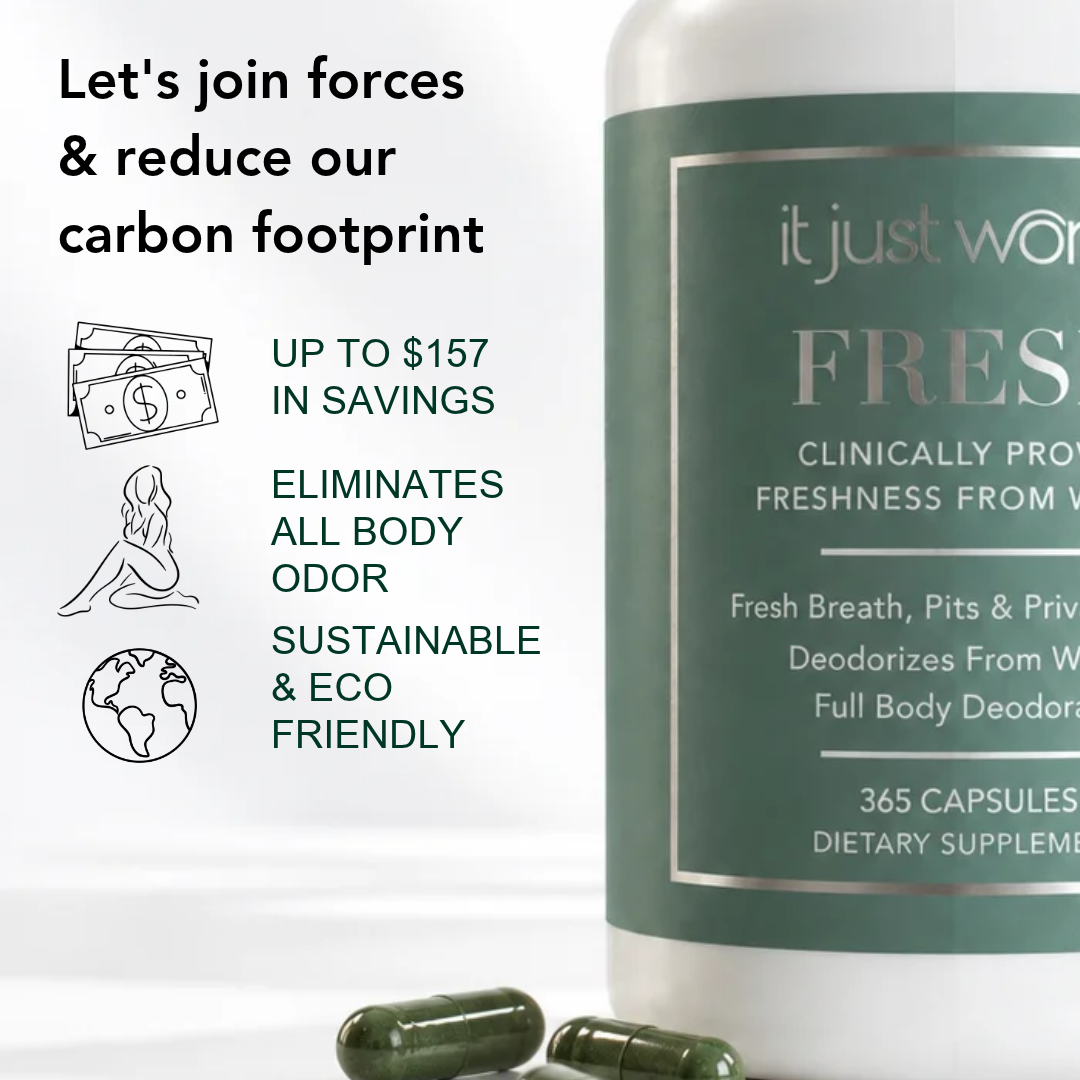 Body Deodorizing Supplement | Sustainable 365 Mega Bottle