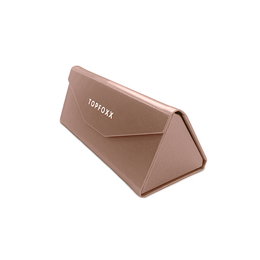 Foldable Sunglasses Case Rose Gold