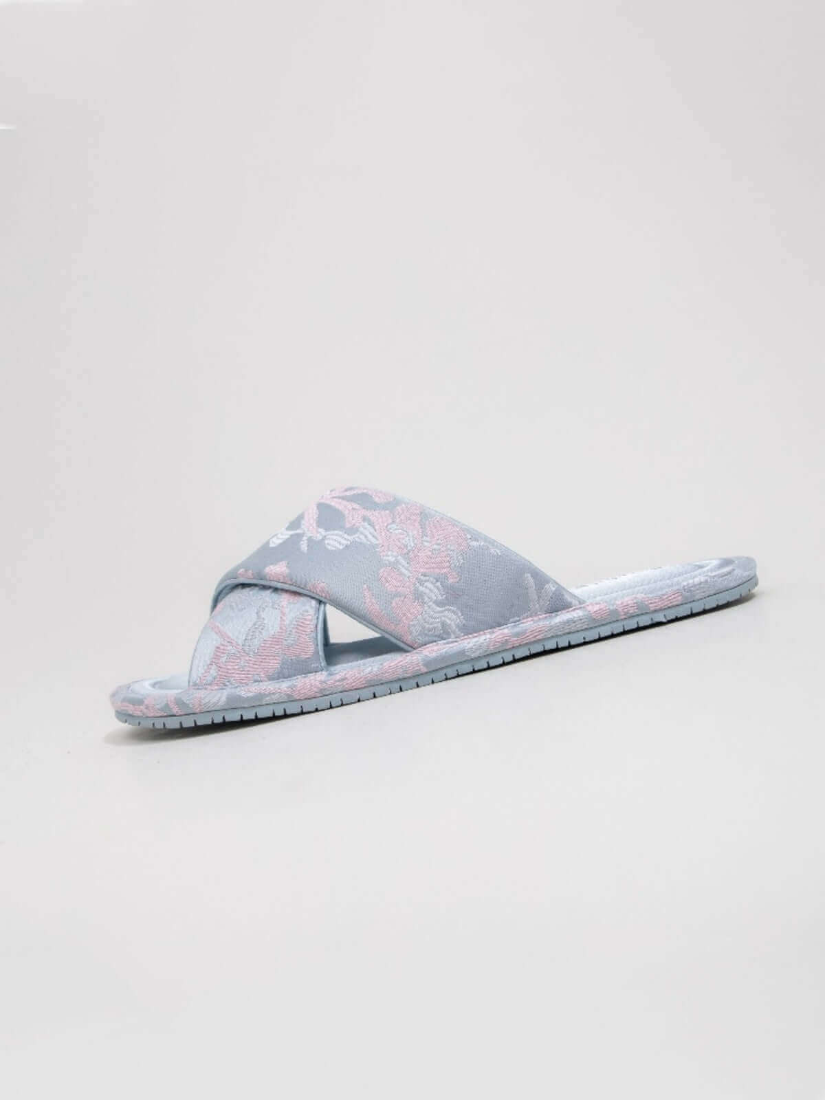 Mules brodées classiques à brides croisées