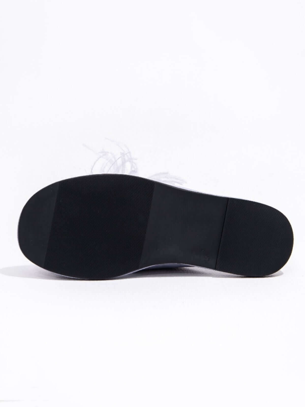 Chaussons en plumes de luxe