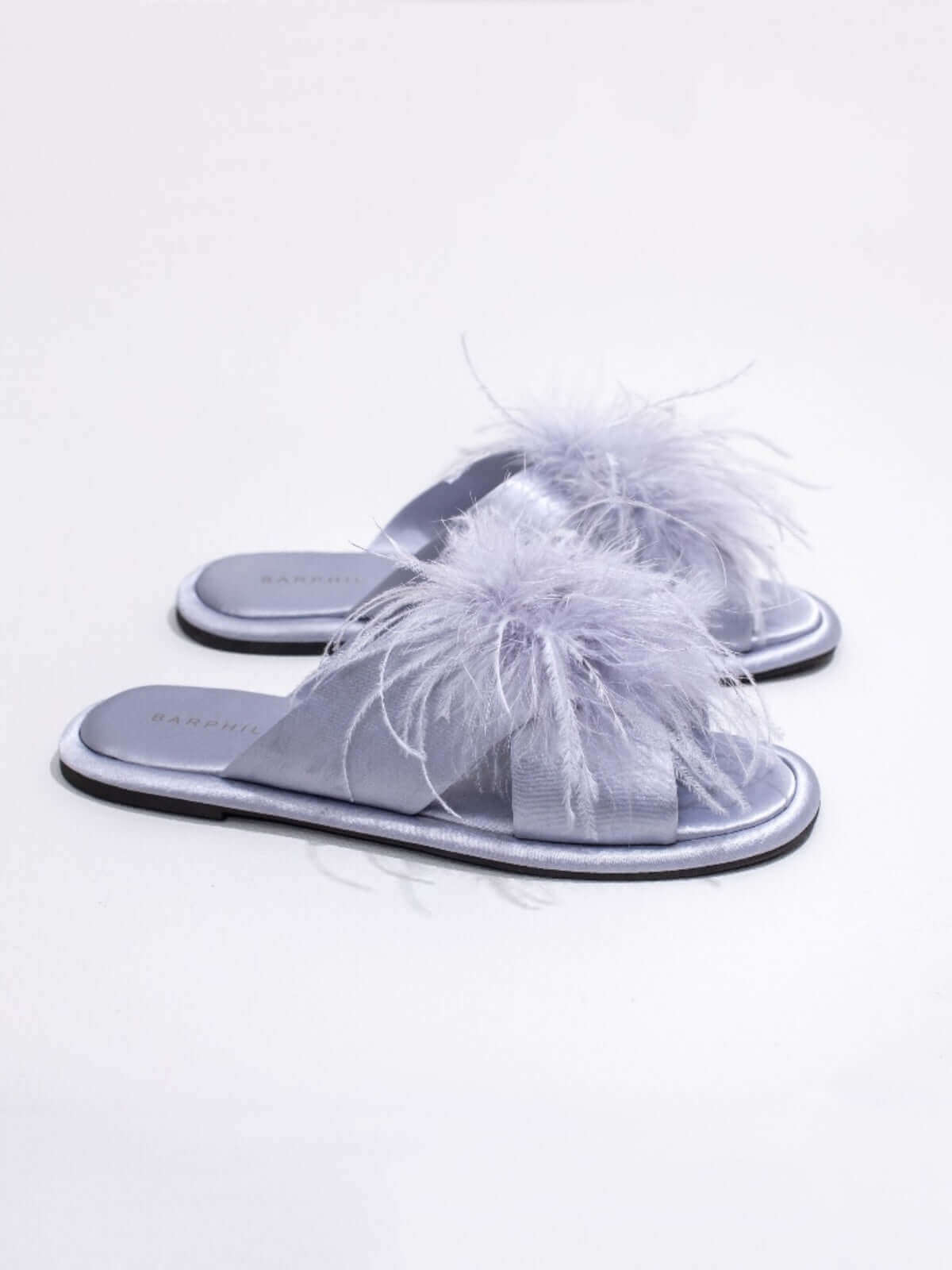 Chaussons en plumes de luxe