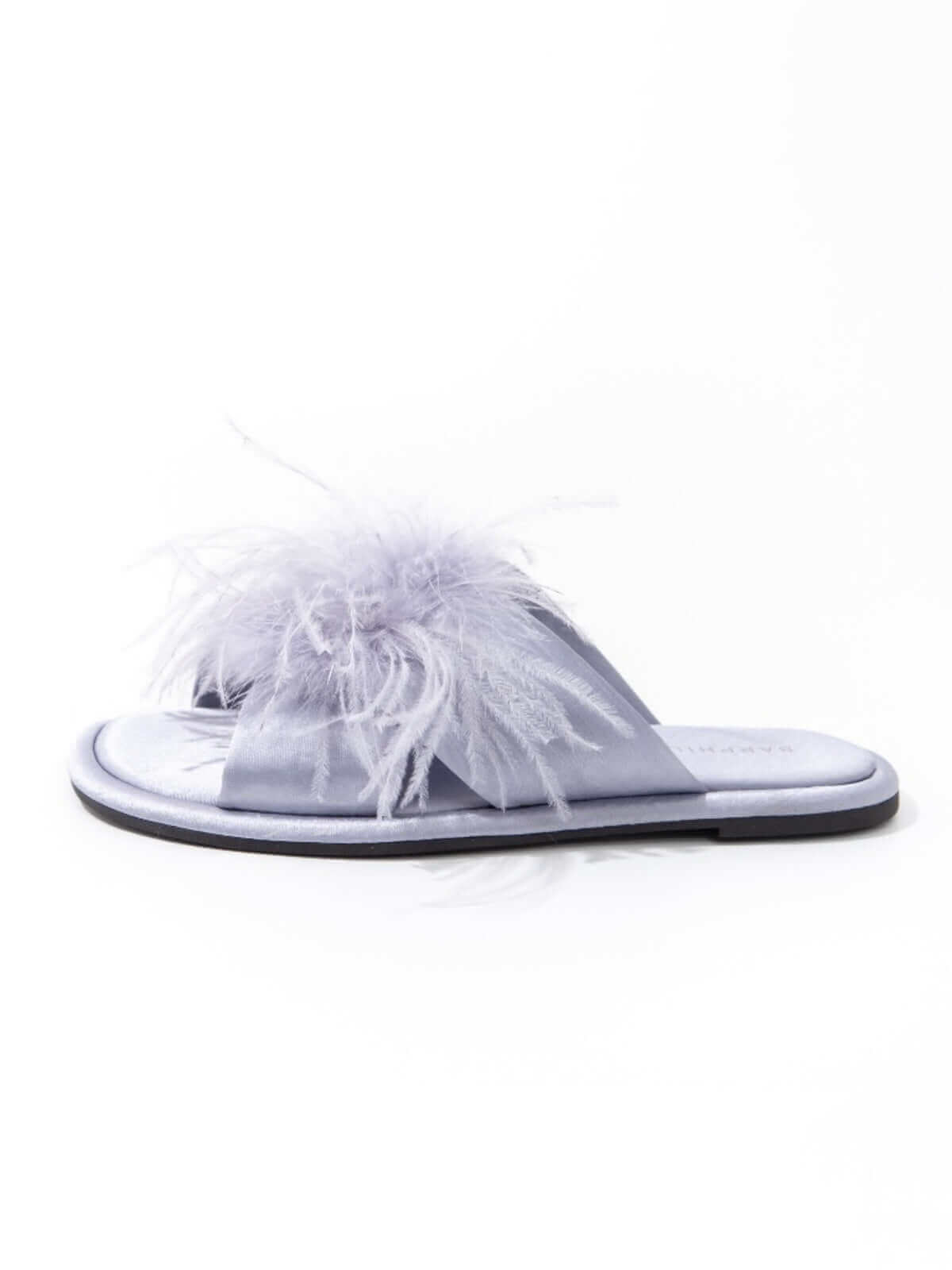 Chaussons en plumes de luxe