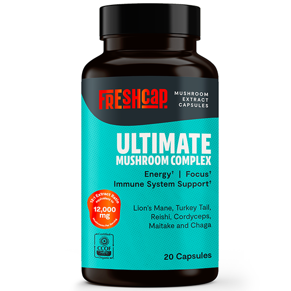 Organic Mushroom Complex Supplement Capsules