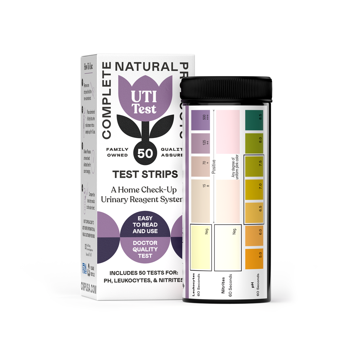 UTI Test Strips - 50 Count