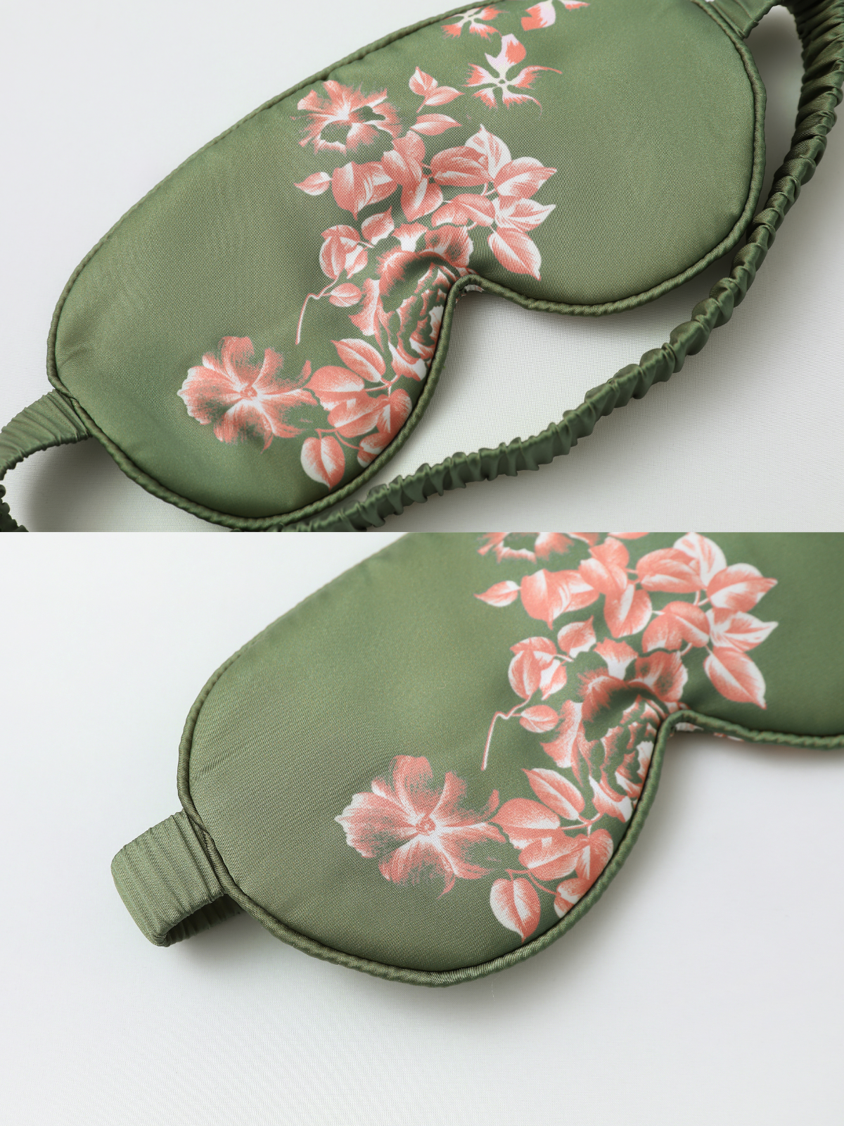 Bata kimono corta color oliva