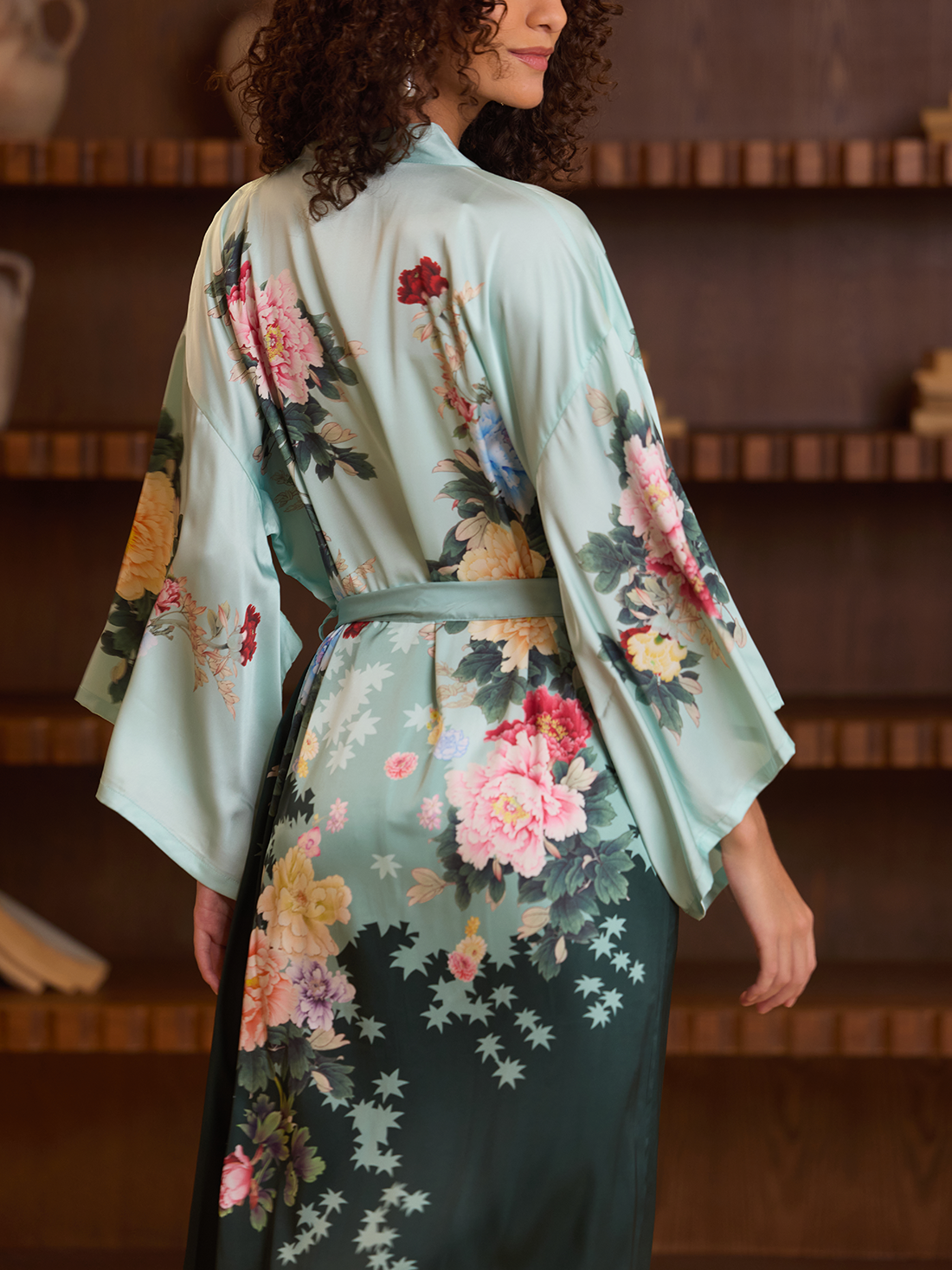 Robe Kimono Gradient Bloom