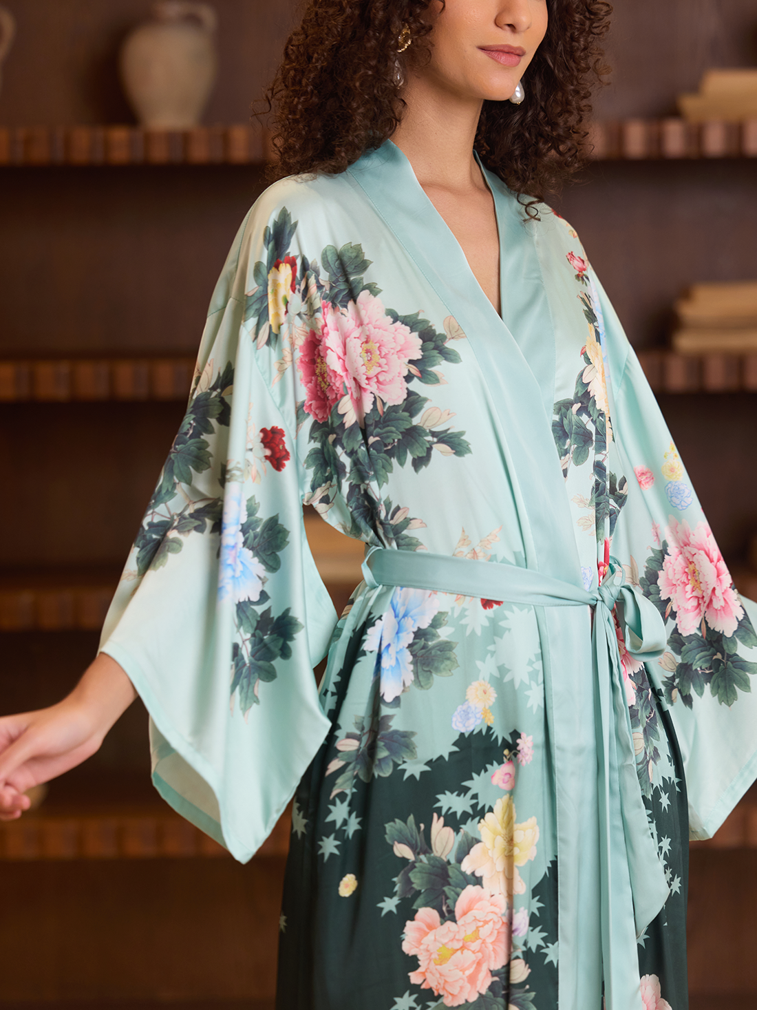 Robe Kimono Gradient Bloom