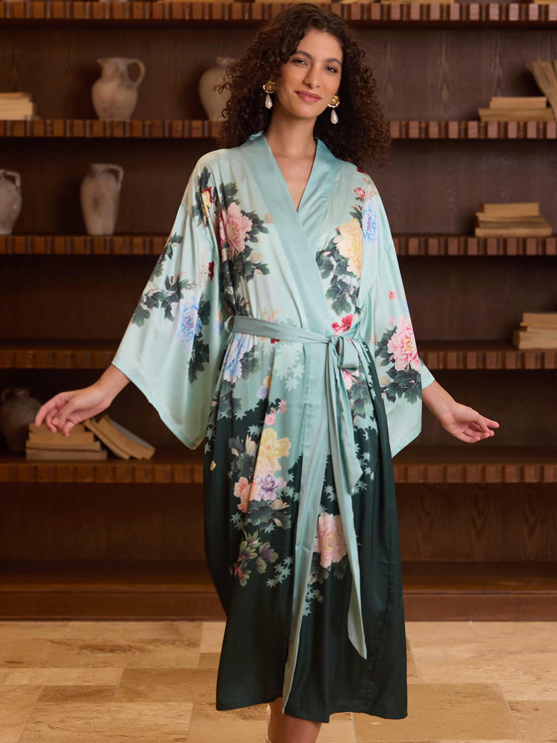 Robe Kimono Gradient Bloom