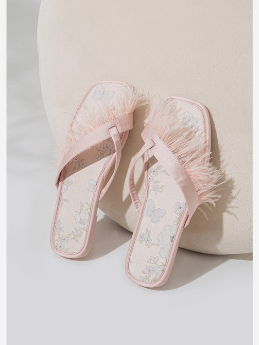 Elegant Summer Toe Ring Slippers