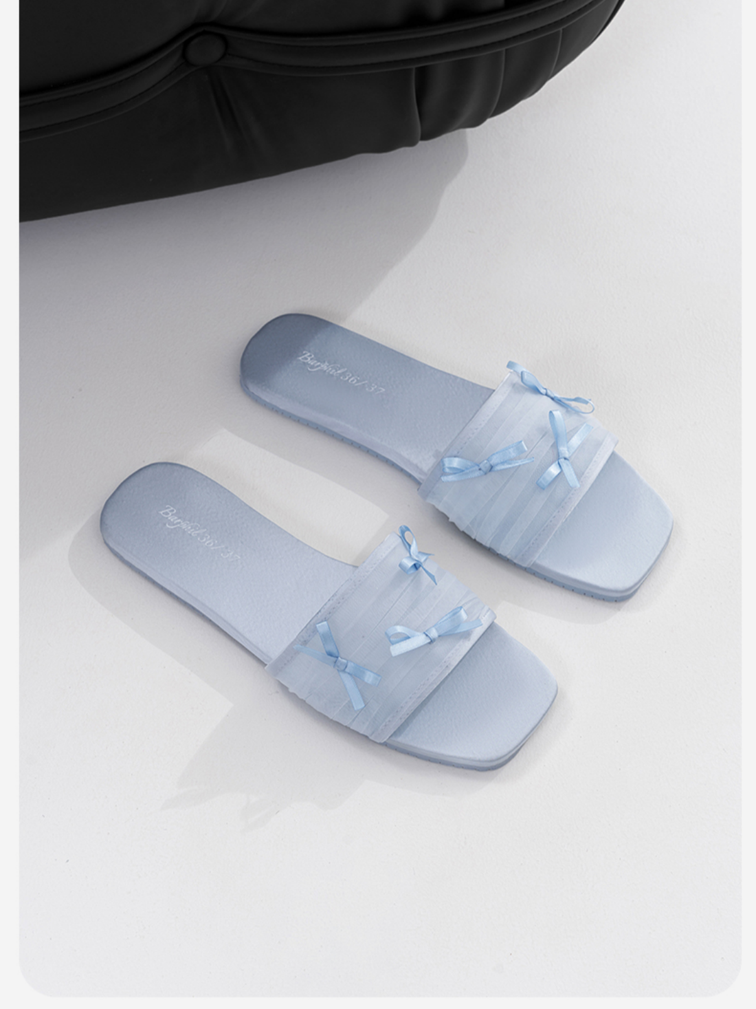 Chaussons Maison Nœud en Résille Fée