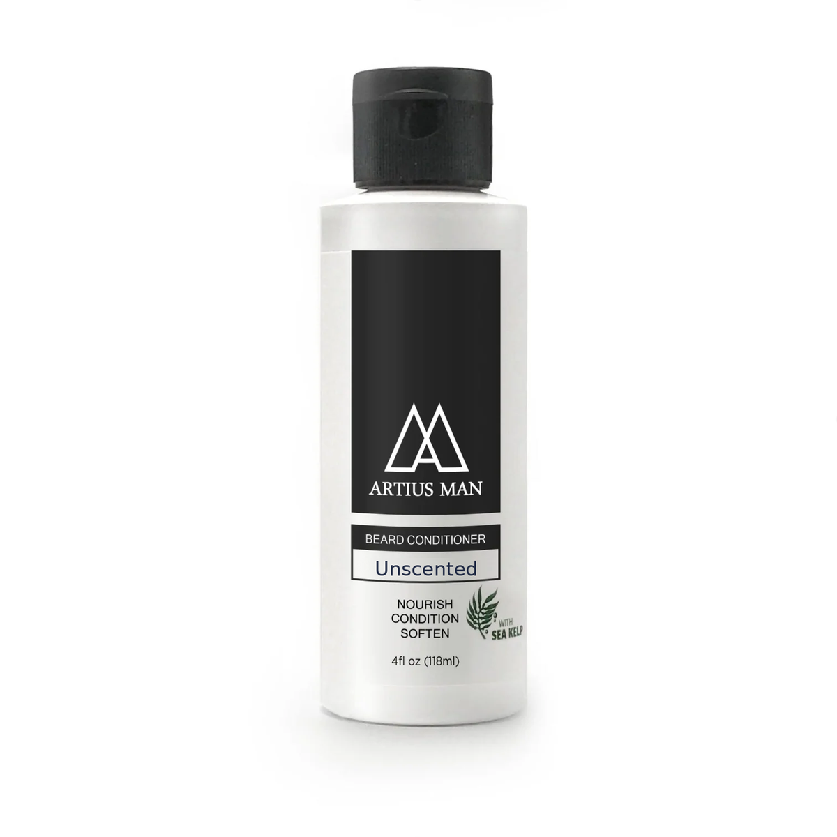 Acondicionador para barba sin perfume con algas marinas