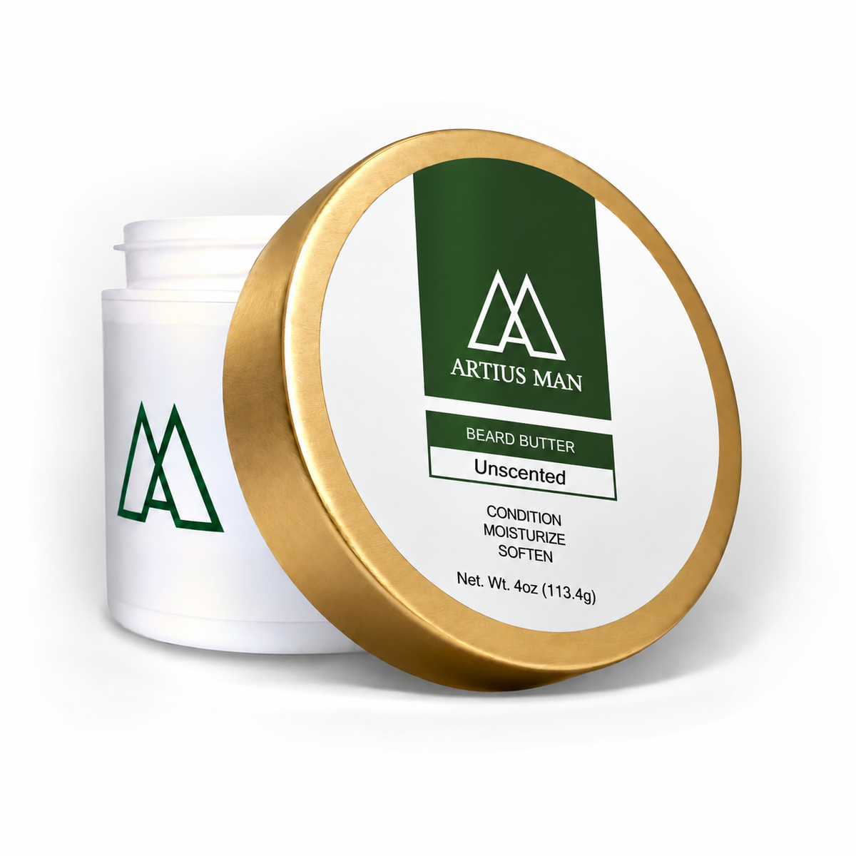 Unscented Beard Butter – Deep Conditioning Beard Butter with No Added Scent (4 oz)