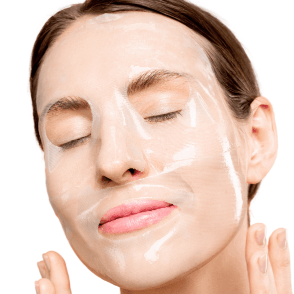 Mascarilla facial de hidrogel de colágeno
