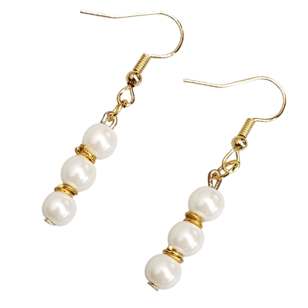 Triple Pearl Delight Earring Set