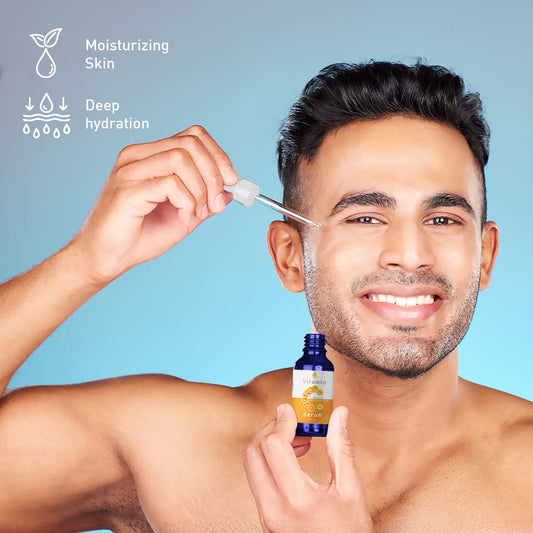 Ultimate Skincare Bundle: Vitamin C Serum (3 fl. oz), Wrinkle Care Eye Gel Patches, Hydrating Lip Masks (Pack of 6), and Micro Needle Derma Roller 0.5 mm