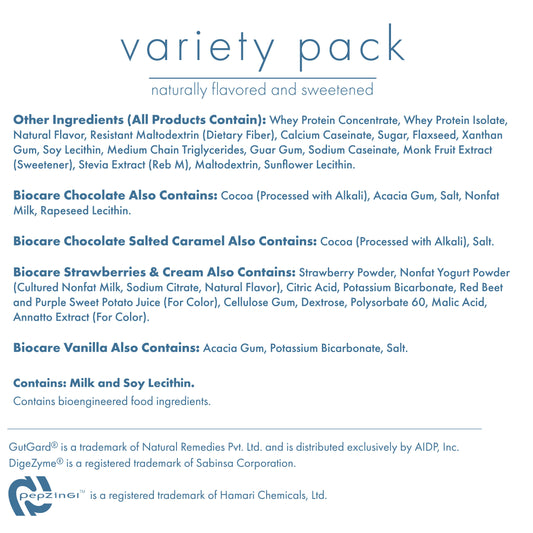 30G Protein Beverage Variety Pack (7 Servings)