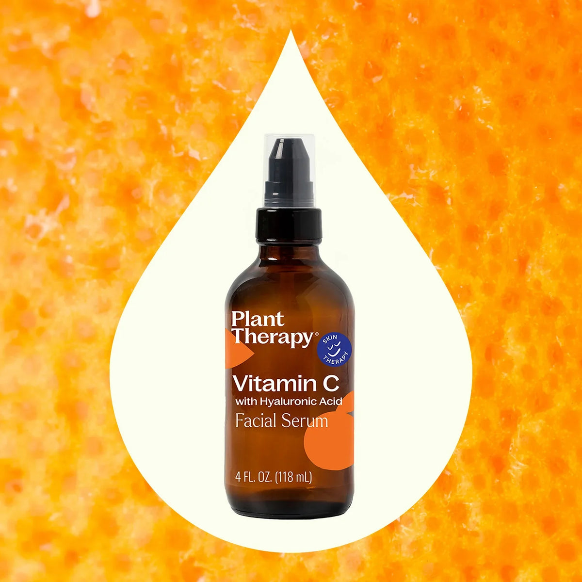 Suero facial de vitamina C con ácido hialurónico