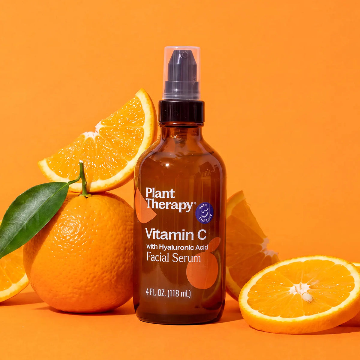 Suero facial de vitamina C con ácido hialurónico