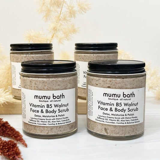 Vitamin B5 Walnut Face and Body Scrub