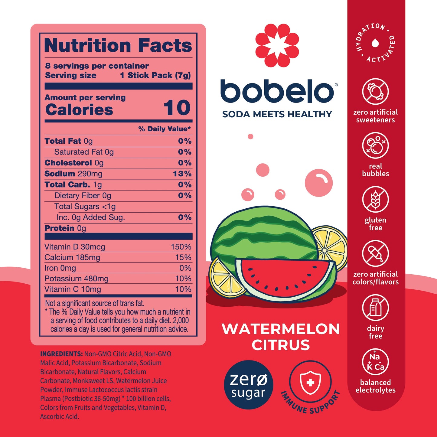 Postbiotic Immunity Watermelon Citrus- Holiday Deal!