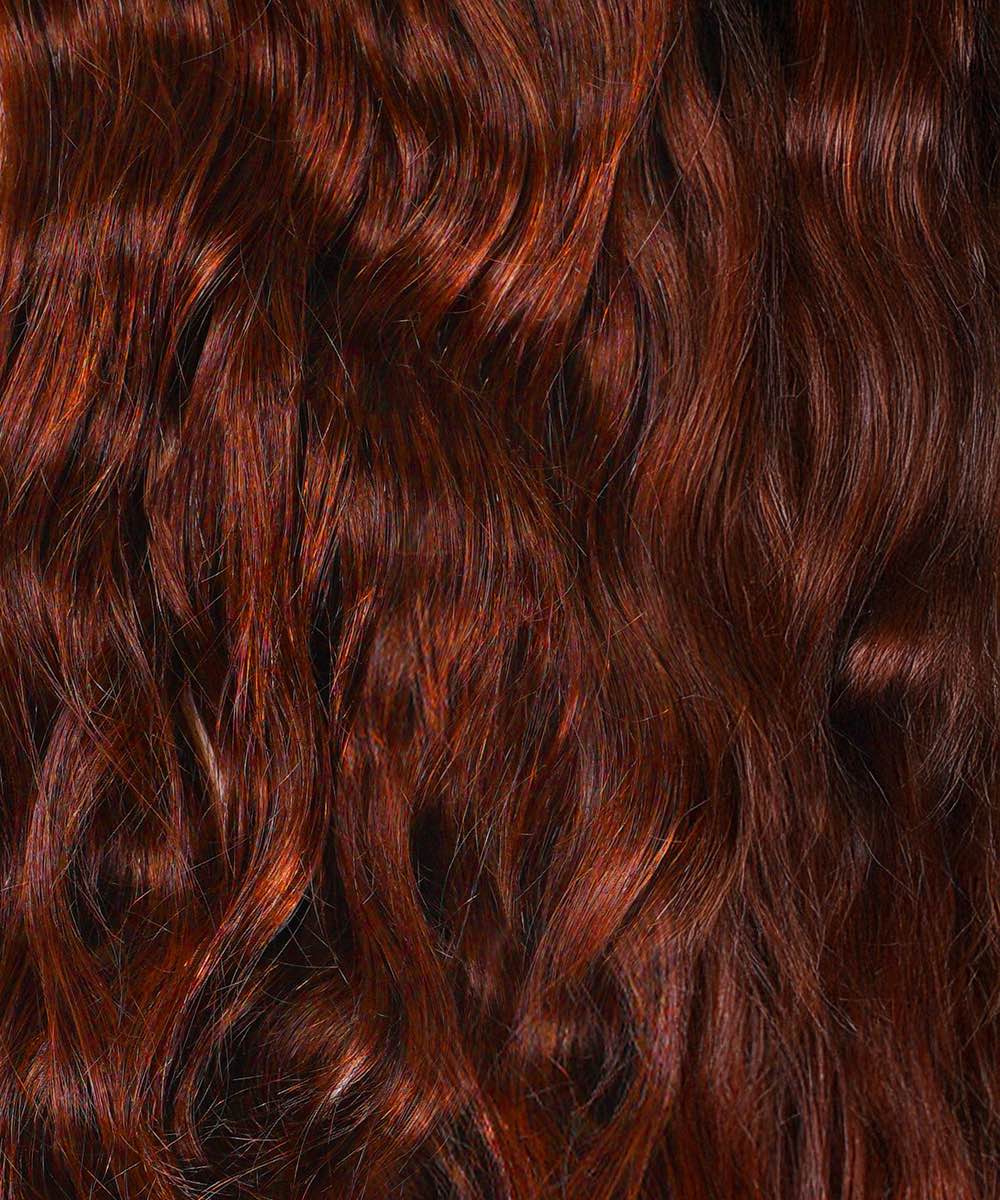 Extensiones de cola de caballo onduladas con clip