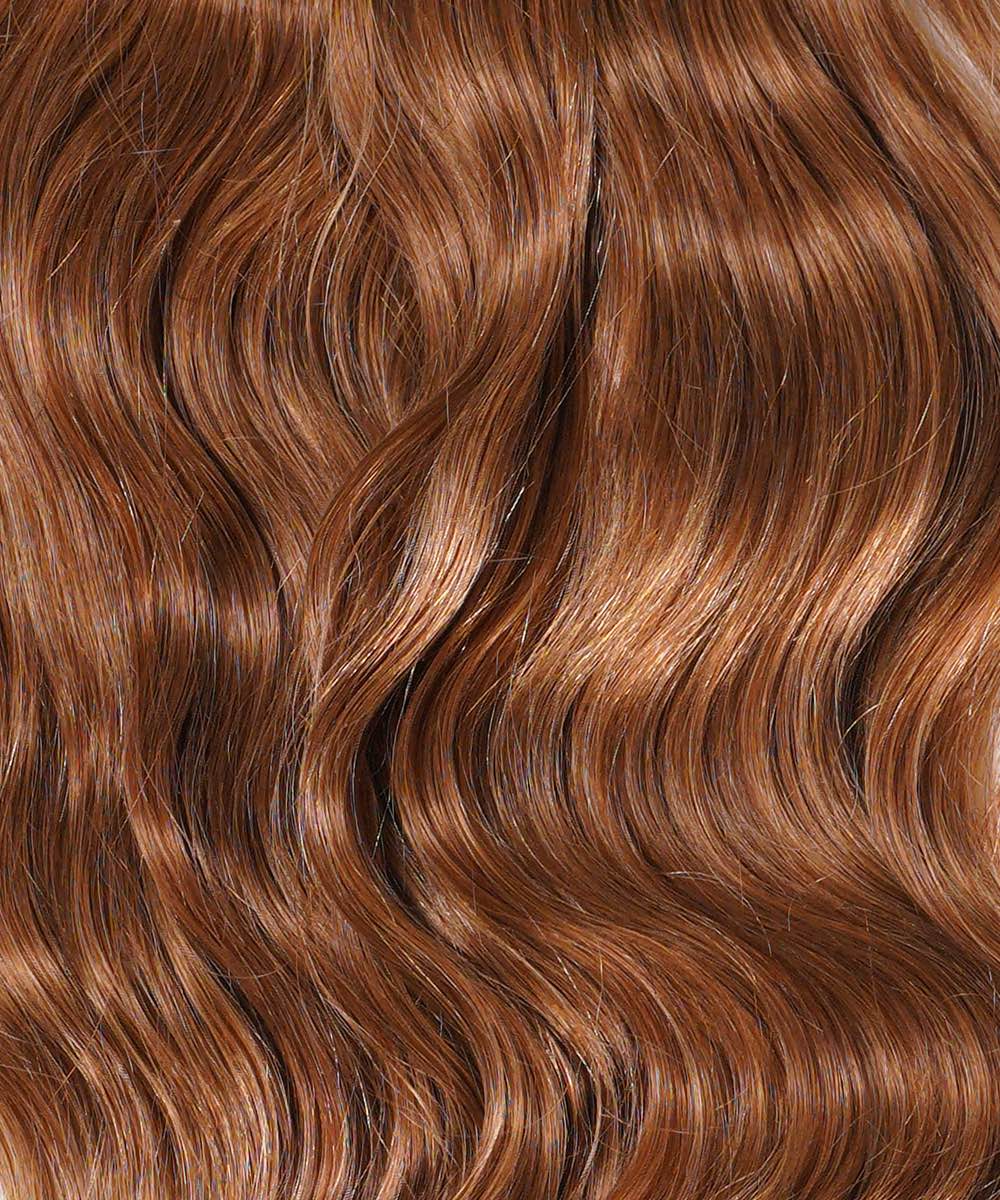 Extensiones de cola de caballo onduladas con clip