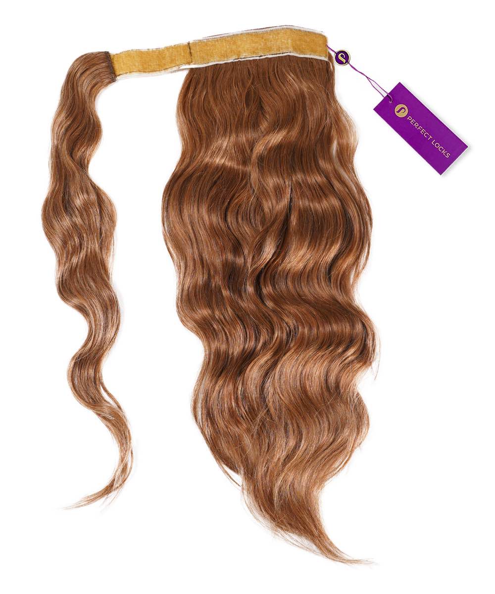 Extensiones de cola de caballo onduladas con clip