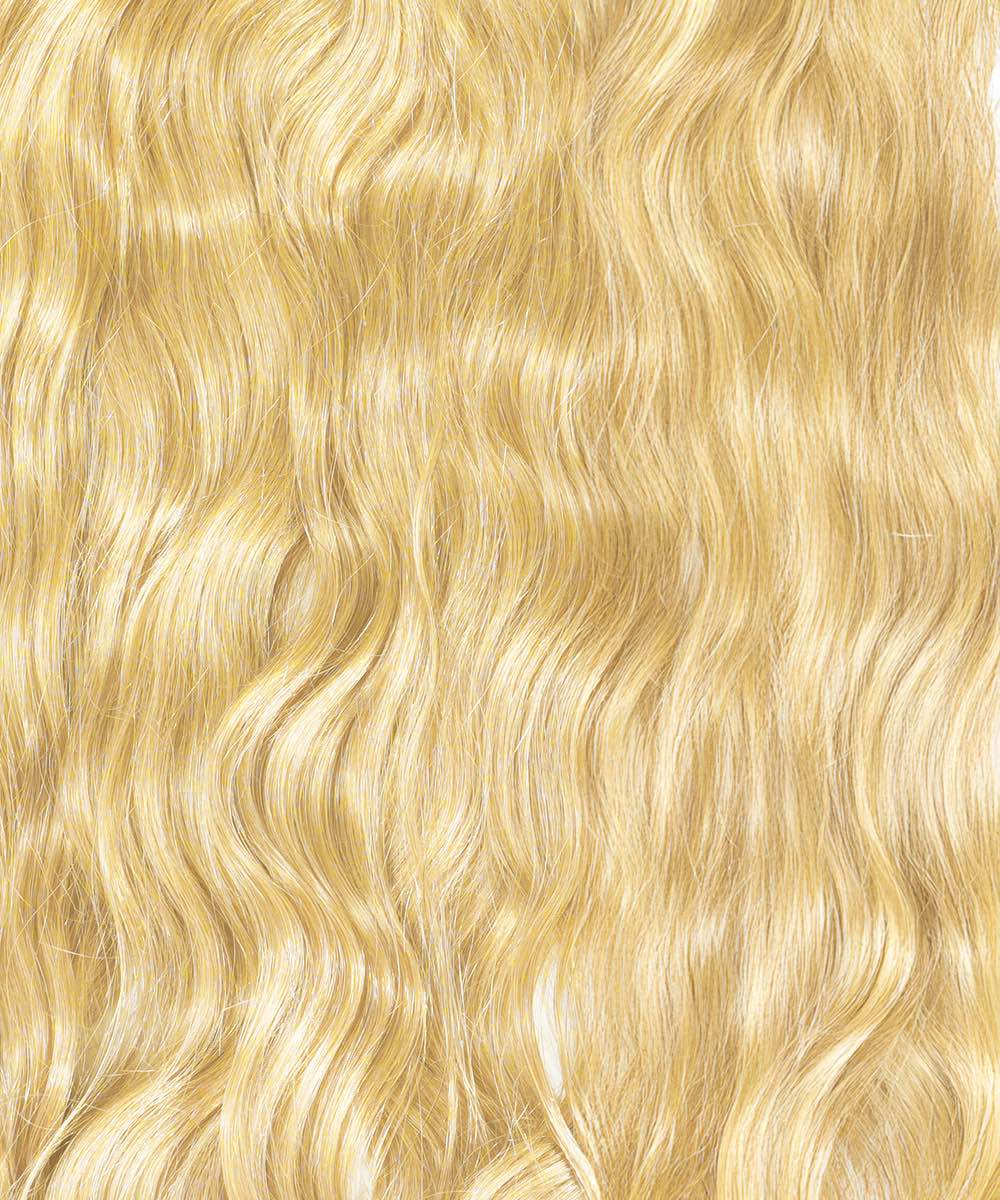 Extensiones de cola de caballo onduladas con clip