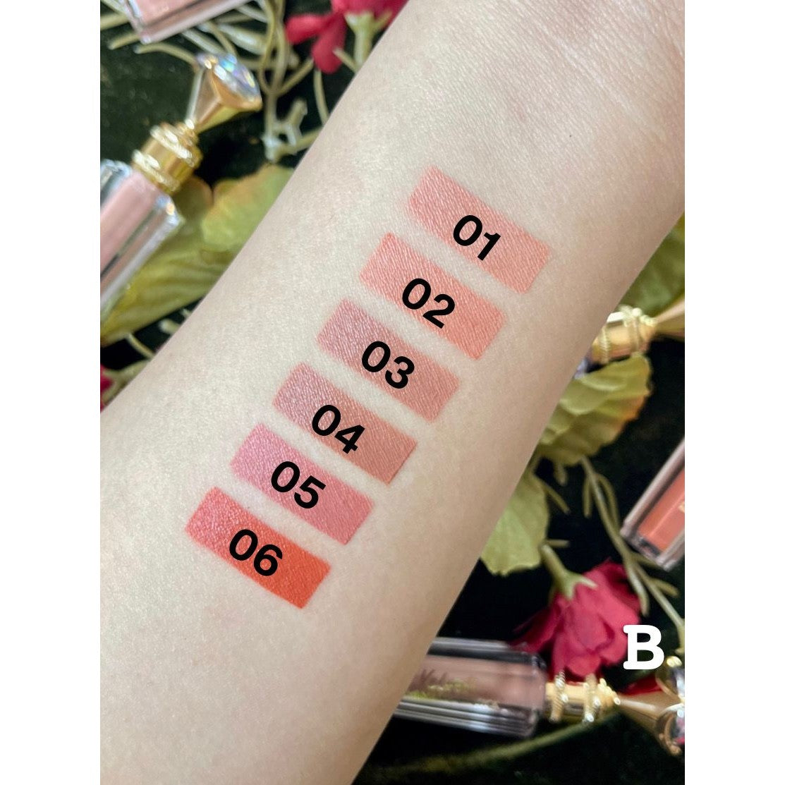 Lápiz labial semimate aterciopelado