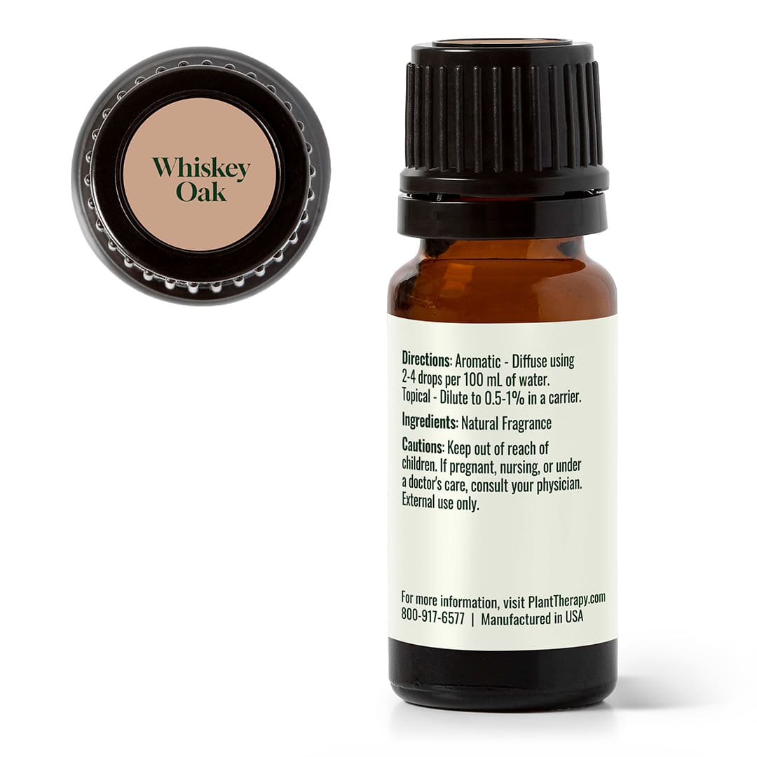 Fragancia natural de roble y whisky