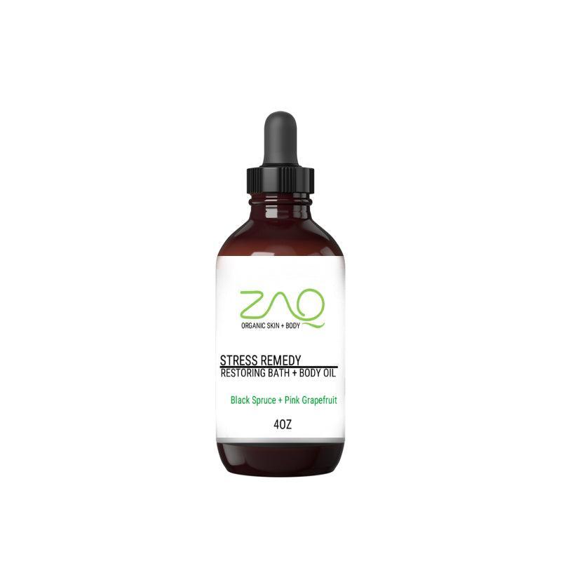 Restoring Massage Body Oil - STRESS REMEDY - Black Spruce + Pink Grapefruit